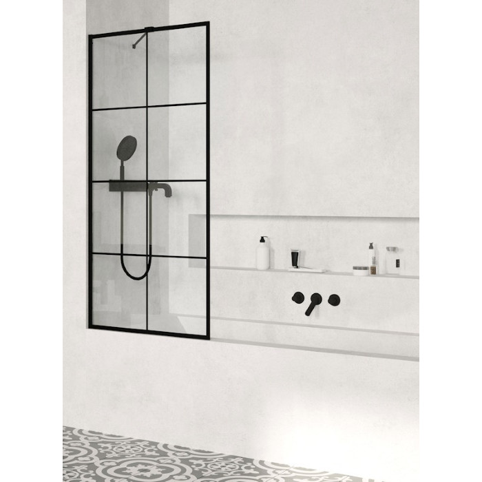 Шторка на ванну Radaway Modo New Black PNJ Factory (50x150) 10006050-54-55