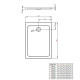 Поддон душевой Radaway Doros F 100x70 (SDRF1070-01)