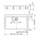 Поддон душевой Radaway Argos D80x120 на ножках 4ADN812-02
