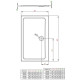Душовий піддон Radaway Doros D 1200x800x50 білий