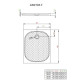 Піддон душовий Radaway Zantos F 120x80 кам'яний M3ZNF1280-06