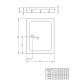 Поддон душевой Radaway Laros D120x80 прямоугольный SLD81217-01
