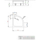 Поддон душевой Radaway Samos A 80 полукруглый 4S88300-03