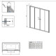 Шторка для ванни Radaway Vesta DW (140x150) 203140-01