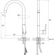 Смеситель для кухни Ravak Classic X070085