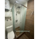 Душевая кабина QT Pisces CRM107-9SP5 75-90x75-90 см, стекло Pear 5 мм без поддона  
