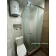 Душевая кабина QT Pisces CRM107-9SP5 75-90x75-90 см, стекло Pear 5 мм без поддона  