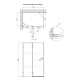 Душевая кабина QT Capricorn CRM10128RC6 120x80 см, стекло Clear 6 мм, покрытие CalcLess без поддона