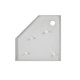 Душевой поддон Qtap Diamond 309912 90x90x12 см сифон