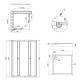 Душевая кабина QT Presto CRM1088SP5 Pear 1970x800x800 мм + поддон Tern 308812C 80x80x12 см з сифоном SD00048937