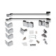 Душевая кабина QT CAPRICORN CRM1099SC6 90х90 см, стекло Clear 6 мм, CalcLess, без поддона SD00039710