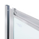 Душова кабіна Qtap Pisces CRM109-11SP5 90-105x90-105 скло Pear 5 мм без піддона
