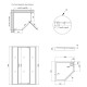Душевая кабина с поддоном Qtap Scorpio BLA10995-AC6 Clear 90x90