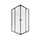 Душевая кабина QT Pisces BLA107-9SC5 75-90x75-90 см, стекло Clear 5 мм без поддона 