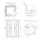 Душевая кабина с поддоном Qtap Taurus CRM1011AC6 Clear 100x100