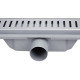 Душевая кабина QT PRESTO CRM1099AP5 90x90, стекло 5мм Pear + линейный трап