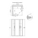 Душевая кабина Qtap Taurus CRM1011SC6 100x100 стекло Clear 6 мм без поддона
