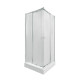 Душевая кабина QT Presto CRM1099SP5 Pear 1970x900x900 мм + поддон Tern 309912C 90x90x12 см з сифоном SD00048939