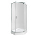 Душевая кабина QT Scorpio CRM10995-AC6 Clear 2120x900x900 мм + поддон Diamond 309912 90x90x12 см з сифоном SD00048943