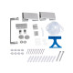 Душевая кабина QT Virgo CRM1099AC8 90х90 см, стекло Clear 8 мм покрытие CalcLess, без поддона SD00039716