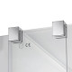 Душевая перегородка Qtap Walk-In Glide CRM2012.C8 120х190 стекло Clear 8 мм