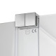 Душевая перегородка Qtap Walk-In Glide CRM2012.C8 120х190 стекло Clear 8 мм