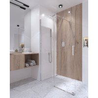 Душевая перегородка Qtap Walk-In Glide CRM2012.C8 120х190 стекло Clear 8 мм