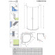 Душевая кабина Radaway Torrenta PDD/E (100x80) 131640-01-01