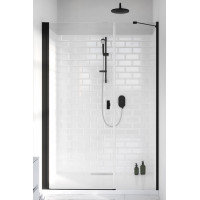 Душові двері Radaway NES Black DWS I 1100Lx2000 чорний/прозоре 10028110-54-01L