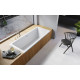 Ванна акриловая Radaway TEA 160x75 с ножками + сифон R135L WA1-51-160x075