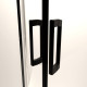 Душові двері Radaway Premium Pro Black DWJ 1100x2000 правосторонні 1014110-54-01R