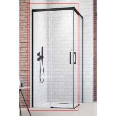 Душова кабіна Radaway Idea Black KDD 70R чорний/прозора 387065-54-01R
