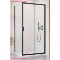 Бокова стінка Alienta S 900х1900 чорна