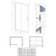 Душові двері Radaway Alienta DWJ 1000х1900 10260100-01-01