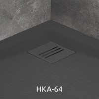 Решетка для поддона Kyntos Grid антрацит HKA-64