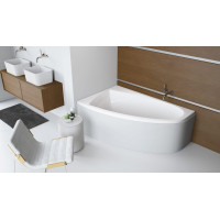 Ванна акрилова Radaway Rineia 160x100 ліва з ніжками + сифон R135L WA1-31-160x100L