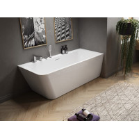 Ванна акриловая Radaway Gloria 160x73 кутова правая с ножками и сифоном WA1-54-160x073P