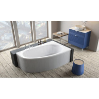Ванна акриловая Radaway Naxia 170x110 правая с ножками + сифон R135L WA1-33-170x110P