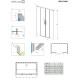 Душові двері Radaway Idea White DWD 190x200 387129-04-01