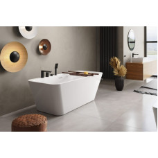 Ванна акриловая Radaway Gloria 160x73 отдельностоячая с ножками и сифоном WA1-54-160x073