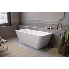 Ванна акриловая Radaway Gloria 150x72 пристенная с ножками и сифоном WA1-54-150x072U