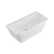 Ванна акриловая Radaway Gloria 150x72 пристенная с ножками и сифоном WA1-54-150x072U