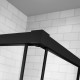 Душові двері Idea Black DWJ 1000Rx2005 чорний/прозоре 387014-54-01R