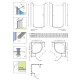 Душевая кабина Radaway Torrenta PDJ (90x90) 131700-01-01