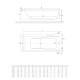 Ванна акриловая Radaway MIRELLA 140x70 с ножками WA1-48-140x070