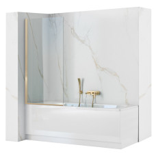 Нерухома шторка для ванни REA ELEGANT GOLD 80
