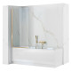 Нерухома шторка для ванни REA ELEGANT GOLD 80