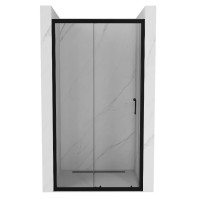 Душевые двери MEXEN APIA BLACK 90 MEX-845-090-000-70-00