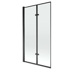 Складна шторка для ванни MEXEN CASTOR 1 BLACK MATT 100