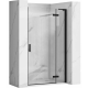Душевые двери REA HUGO BLACK 100 REA-K6008